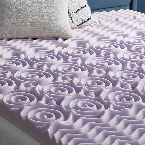 Sobrecolchón de Memory Foam con Lavanda de 5 Zonas 7.5cm