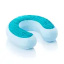 Almohada Viscoelástica Infusión Gel Dough Travel Cuello 