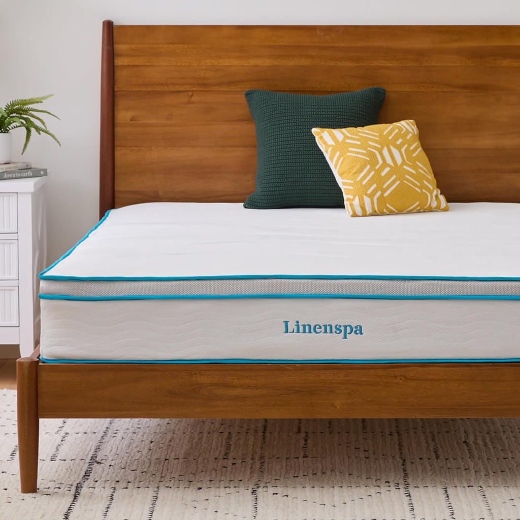 [LS10QQMFSP] Colchón Queen Size Híbrido de Memory Foam y Resortes de 25cm
