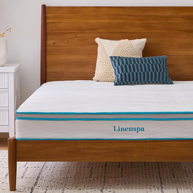 Colchón Híbrido de Memory Foam y Resortes de 20 cm