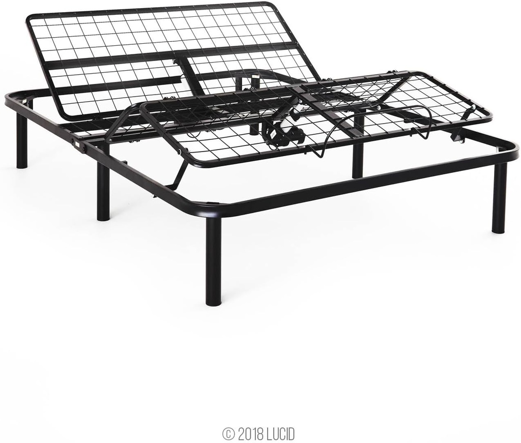 [LUL100QQAB] Cama Eléctrica y Ajustable - Inclinación en Cabeza y Pies