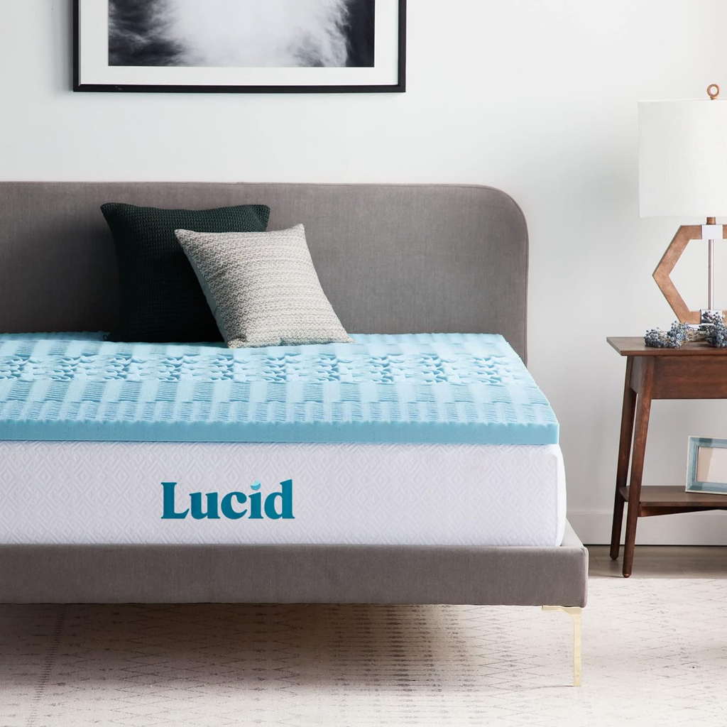 Sobrecolchón de Memory Foam 5cm , con Gel de 5 Zonas
