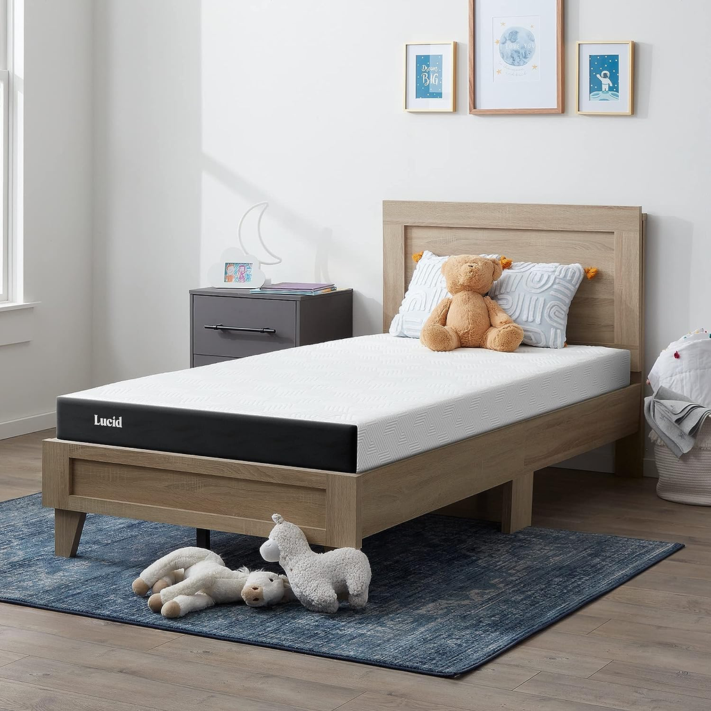 Colchón de Memory Foam de 13 cm con Infusión de Gel y Carbón de Bambú