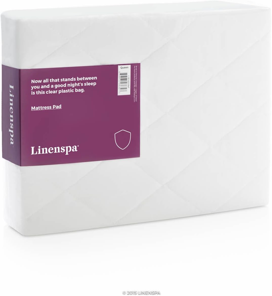 [LS85KK20PA] Cubrecolchón King Suave de Micro Fibra, Relleno hipoalergénico, diseño de Bolsa Profunda